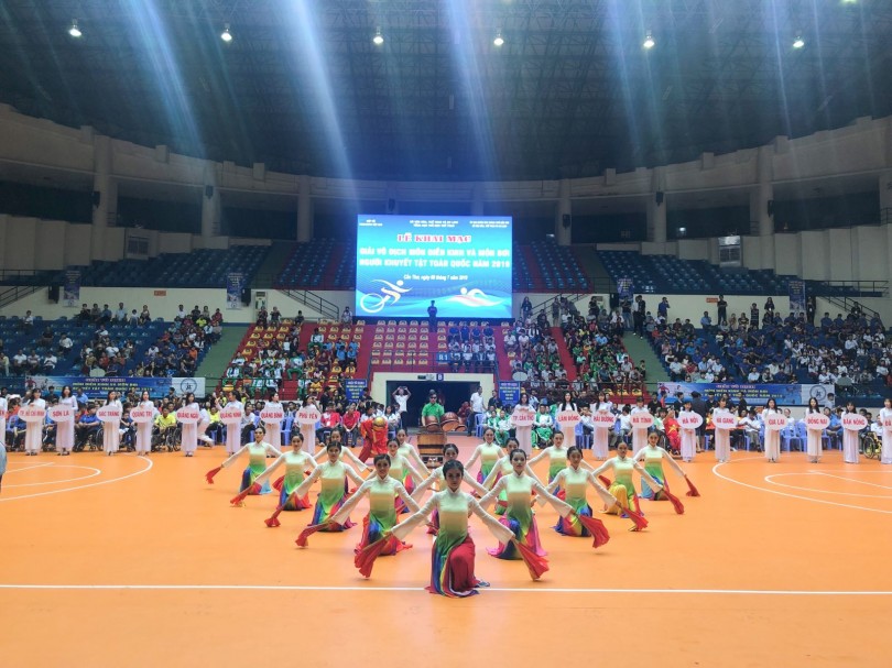 Khai mạc Giải vô địch môn điền kinh và bơi thể thao người khuyết tật toàn quốc 2019
