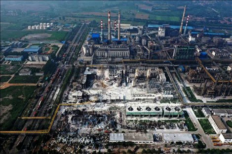 Nổ nhà máy khí đốt nghiêm trọng tại Trung Quốc