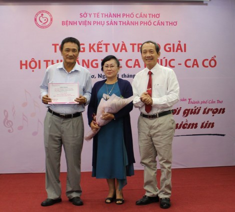 Trao giải cuộc thi sáng tác ca khúc về bệnh viện