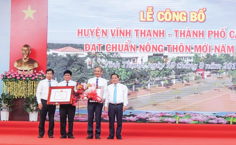 Vĩnh Thạnh lấy nền tảng xây dựng nông thôn mới 
đưa “tam nông” phát triển bền vững