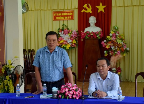 Quận Ninh Kiều họp báo thông tin việc lập lại trật tự ở chợ Cả Đài