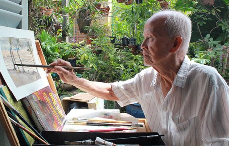 Có một dòng tranh thắm “máu và hoa”