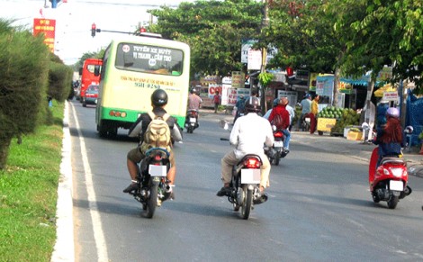 Hiểm họa khi đi sai làn đường