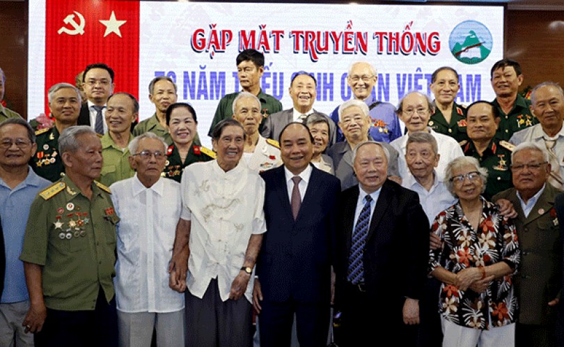 Thủ tướng dự gặp mặt Kỷ niệm 70 năm thành lập Trường Thiếu sinh quân Việt Nam