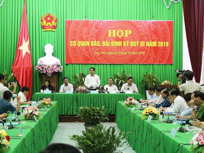 UBND TP Cần Thơ họp báo định kỳ quý III năm 2019