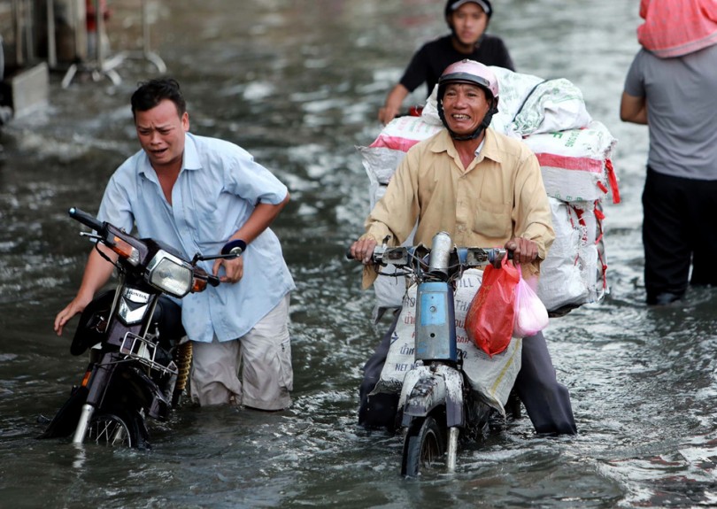 Còn 8 đợt triều cường tại các tỉnh ven biển Nam Bộ