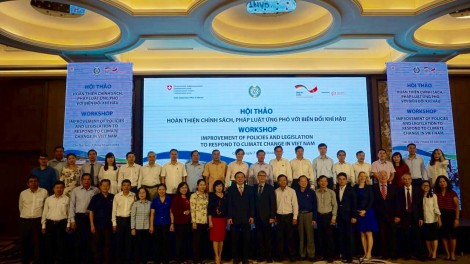 Hội thảo Hoàn thiện chính sách, pháp luật ứng phó với biến đổi khí hậu