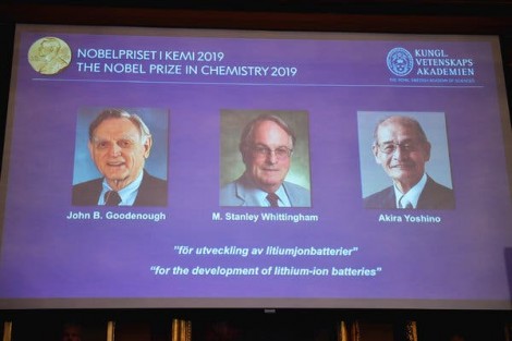 Mỹ, Anh, Nhật chia nhau Nobel Hóa học