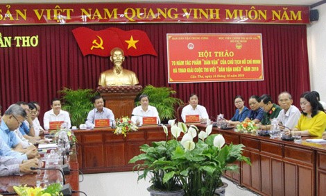 Hội thảo 70 năm tác phẩm “Dân vận” của Chủ tịch Hồ Chí Minh