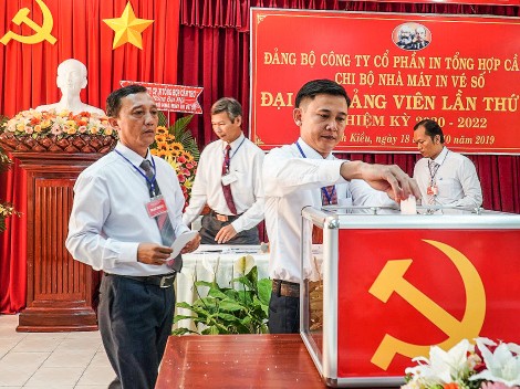 Hoàn thành tổ chức

đại hội điểm