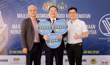 VinFast đạt chứng nhận an toàn ASEAN NCAP 5 sao cho Lux SA2.0, Lux A2.0 và 4 sao cho Fadil