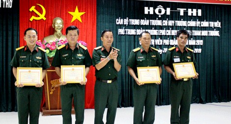 Bế mạc hội thi “Cán bộ chỉ huy Trung đoàn, quận, huyện năm 2019”