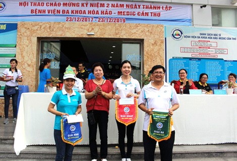 Hội thao chào mừng 2 năm thành lập Bệnh viện Đa khoa Hòa Hảo Medic Cần Thơ