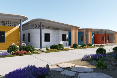 Khu nhà in 3D đầu tiên trên thế giới