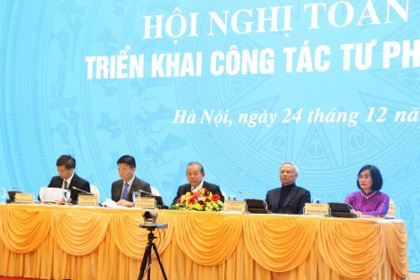 Hội nghị trực tuyến toàn quốc triển khai công tác tư pháp năm 2020