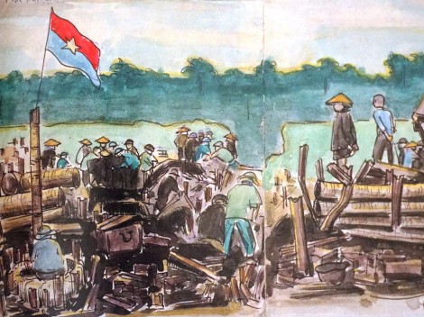 Họa sĩ 83 tuổi kể chuyện
kháng chiến bằng tranh