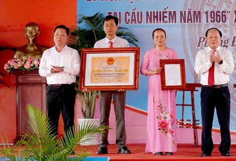 Địa điểm đế quốc Mỹ thảm sát đồng bào vô tội ở Cầu Nhiếm được xếp hạng Di tích cấp thành phố