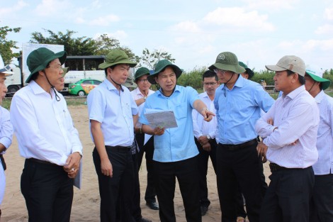 Lãnh đạo thành phố kiểm tra các công trình trọng điểm