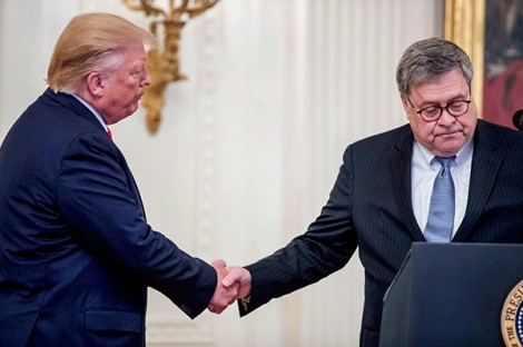Ông Trump “làm phiền” Bộ trưởng Tư pháp