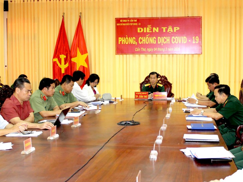 Diễn tập phòng chống dịch Covid-19 lớn nhất của Quân đội