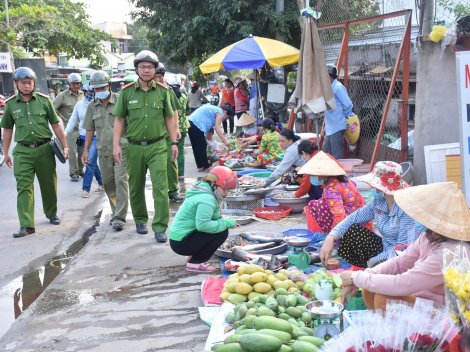 Lập lại trật tự an toàn giao thông

khu vực chợ