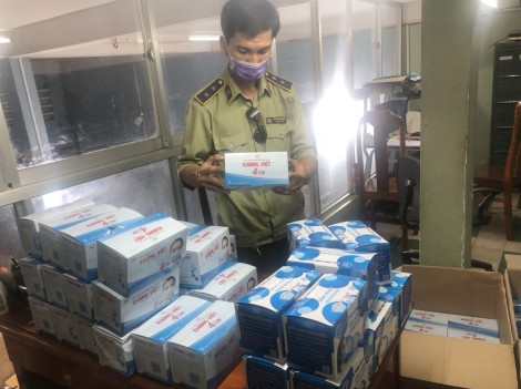 An Giang: Tạm giữ xe tải chở hơn 200.000 khẩu trang y tế