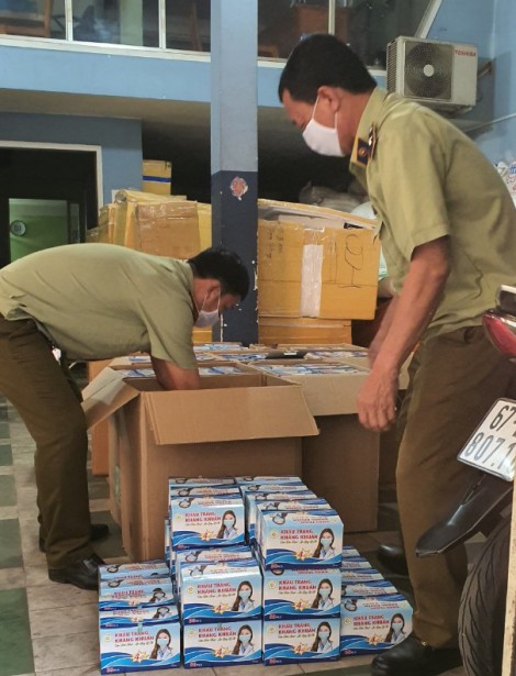 An Giang: Tạm giữ hơn 72.000 chiếc khẩu trang y tế không rõ nguồn gốc