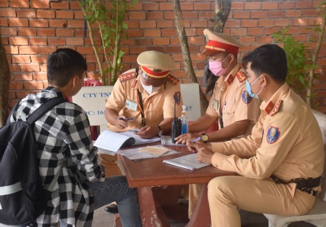 Tăng cường tuần tra, kiểm soát

trên các tuyến đường nông thôn