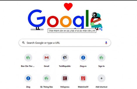 Google tri ân các y bác sĩ và nhân viên y tế Việt Nam
