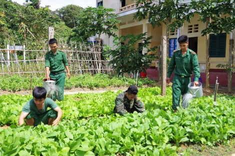 Tăng gia sản xuất

trên các đảo tiền tiêu