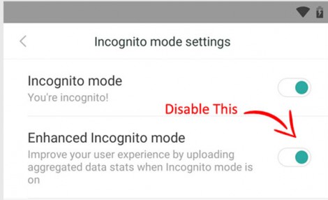 Thay đổi cài đặt trình duyệt để ngăn Xiaomi gián điệp