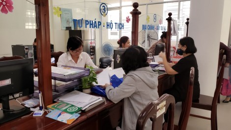 Phường mới Tân An đảm bảo giải quyết hồ sơ đúng hẹn