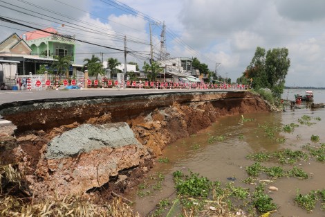 Ban bố tình huống khẩn cấp nguy cơ sạt lở nghiêm trọng trên Quốc lộ 91