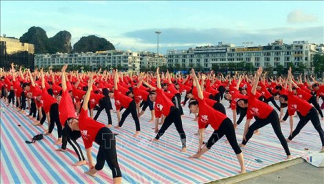 Ngày Quốc tế Yoga lần thứ 6 thu hút gần 3.000 người tham gia