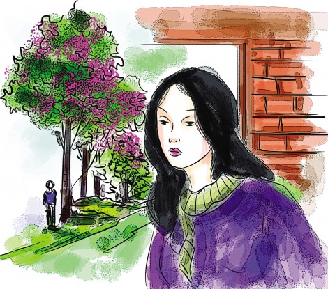 Hoa rơi

 ngoài song cửa