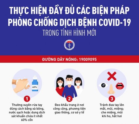 9 biện pháp mới nhất phòng chống COVID-19 người dân cần biết