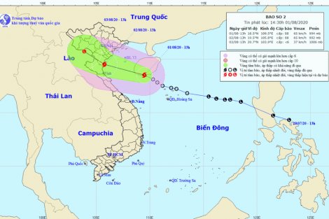 Tập trung ứng phó với bão số 2