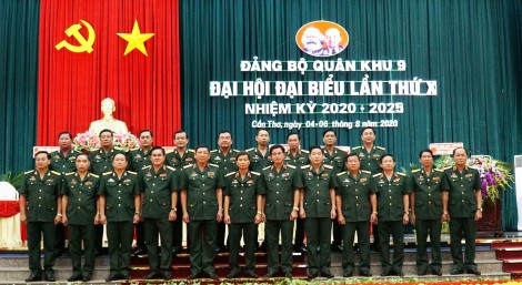 Bế mạc Đại hội Đại biểu Đảng bộ Quân khu 9 lần thứ X