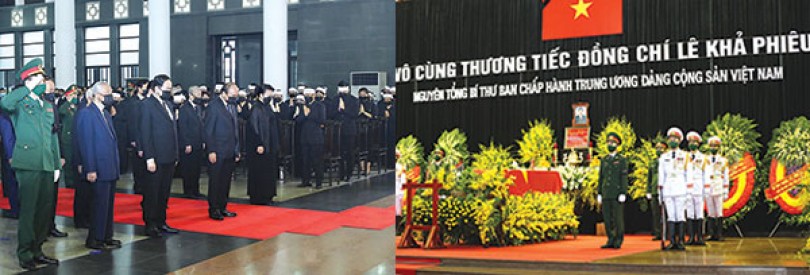 Cử hành trọng thể lễ Quốc tang nguyên Tổng Bí thư Lê Khả Phiêu
