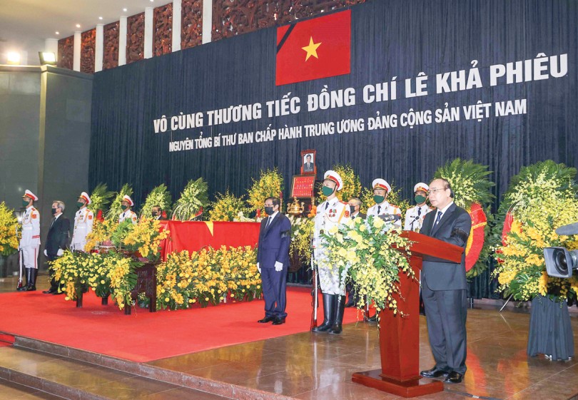 Tổ chức trọng thể Lễ Truy điệu và An táng nguyên Tổng Bí thư Lê Khả Phiêu