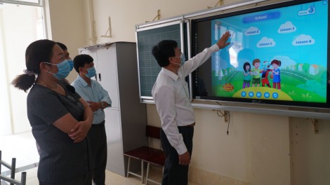 Kiểm tra việc chuẩn bị triển khai thực hiện chương trình giáo dục phổ thông mới lớp 1