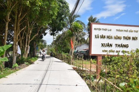 Đề nghị xét, công nhận TP Cần Thơ hoàn thành nhiệm vụ xây dựng nông thôn mới
