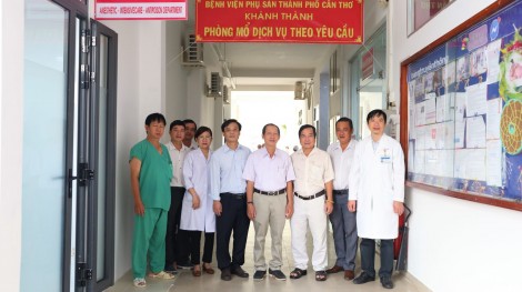 Khánh thành phòng mổ sản phụ khoa 
hiện đại nhất ĐBSCL