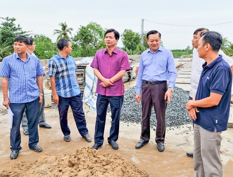 Cam kết hoàn thành Dự án đường tỉnh 922 vào cuối năm nay