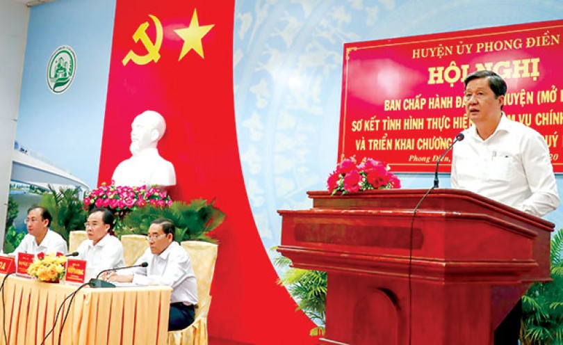 Nhanh chóng triển khai thực hiện nghị quyết đại hội đảng bộ các cấp