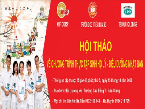 Hội thảo chương trình thực tập sinh hộ lý - điều dưỡng làm việc tại Nhật Bản
