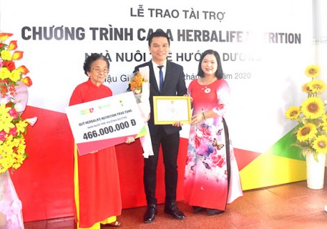 Tiếp nhận tài trợ 466 triệu đồng nâng cấp dinh dưỡng cho trẻ mồ côi