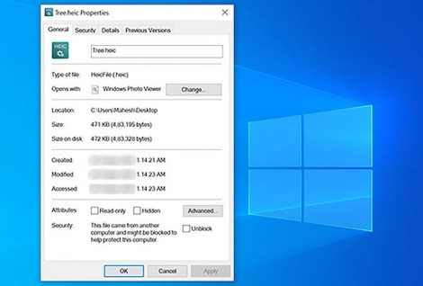 Cách mở ảnh HEIC của Apple trên máy tính Windows
