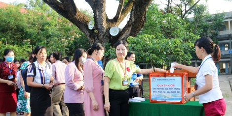 Trường Cao đẳng Cần Thơ hướng về miền Trung