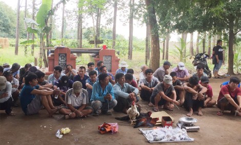 An Giang: Triệt xóa sới bạc, bắt 37 đối tượng liên quan